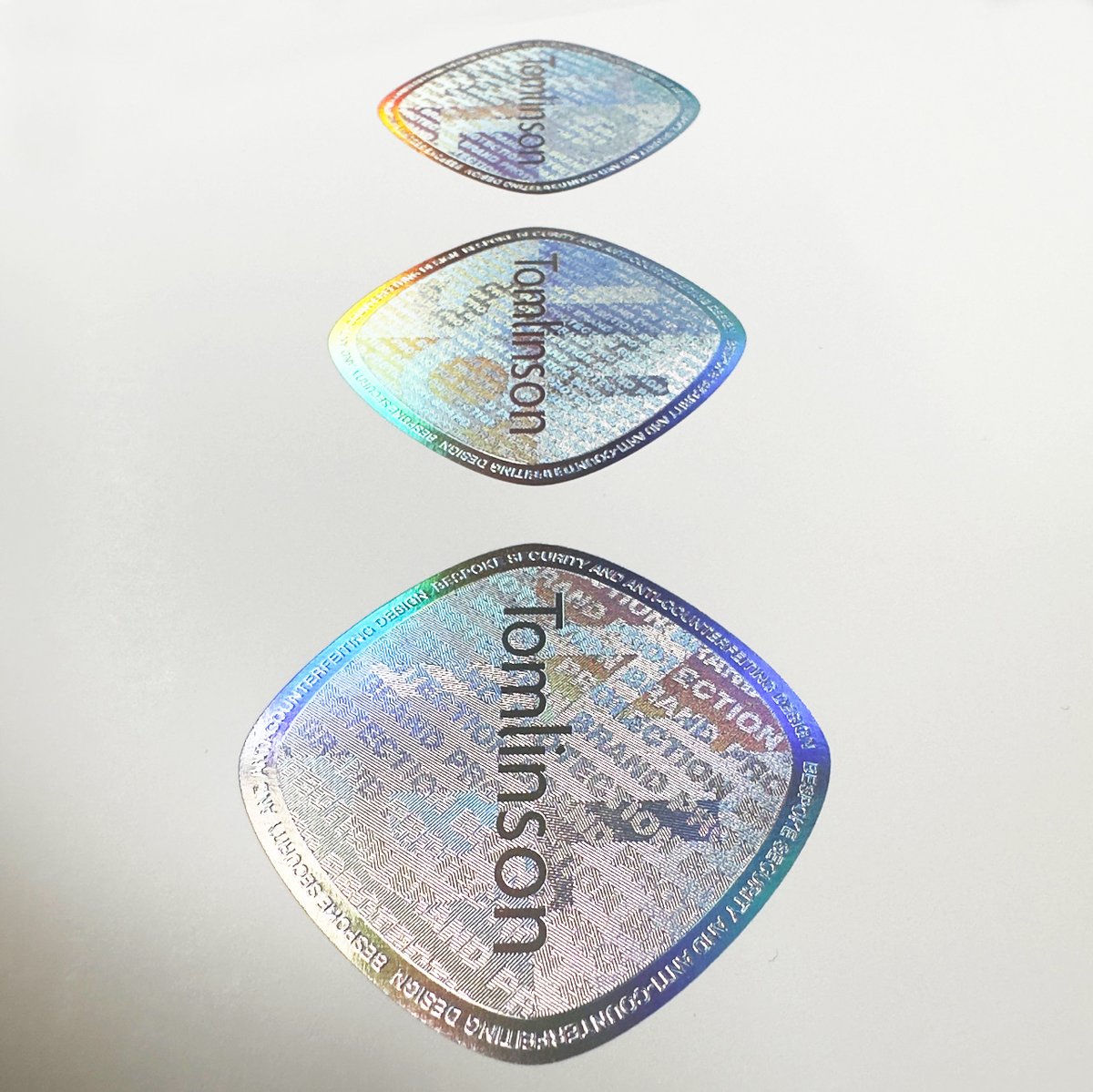 Tomlinson's Security Foiling Dies can bring essential security and protection, as well as all-important desirability, to your packaging, products and brand. Pair with holographic or rainbow foil to achieve stunning foiled finishes that add value and boost shelf-appeal.