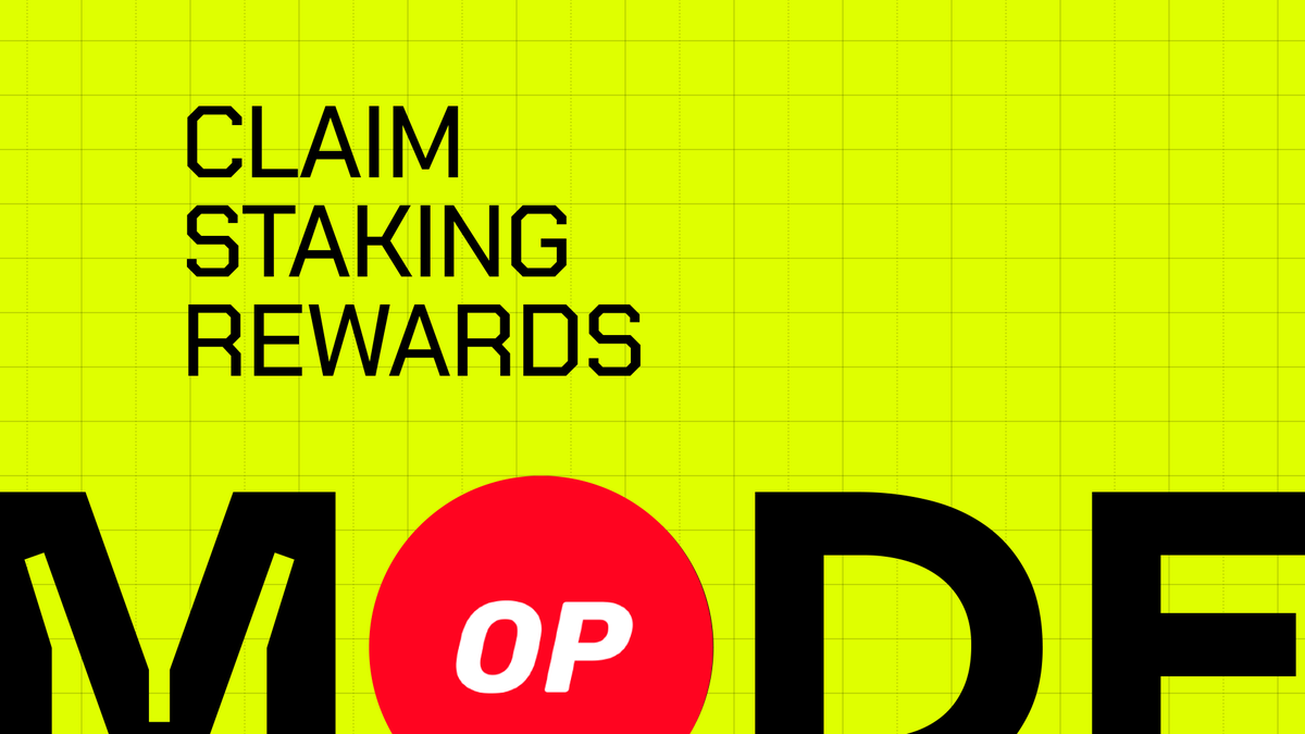 Season 4 Epoch 3 Rewards are Claimable  🟡

If you staked and voted, your OP rewards are now waiting for you. Make sure to claim your rewards before 30 April.

Stake more MODE to maximize your rewards in Epoch 4.

Claim here 👇
app.mode.network/early/