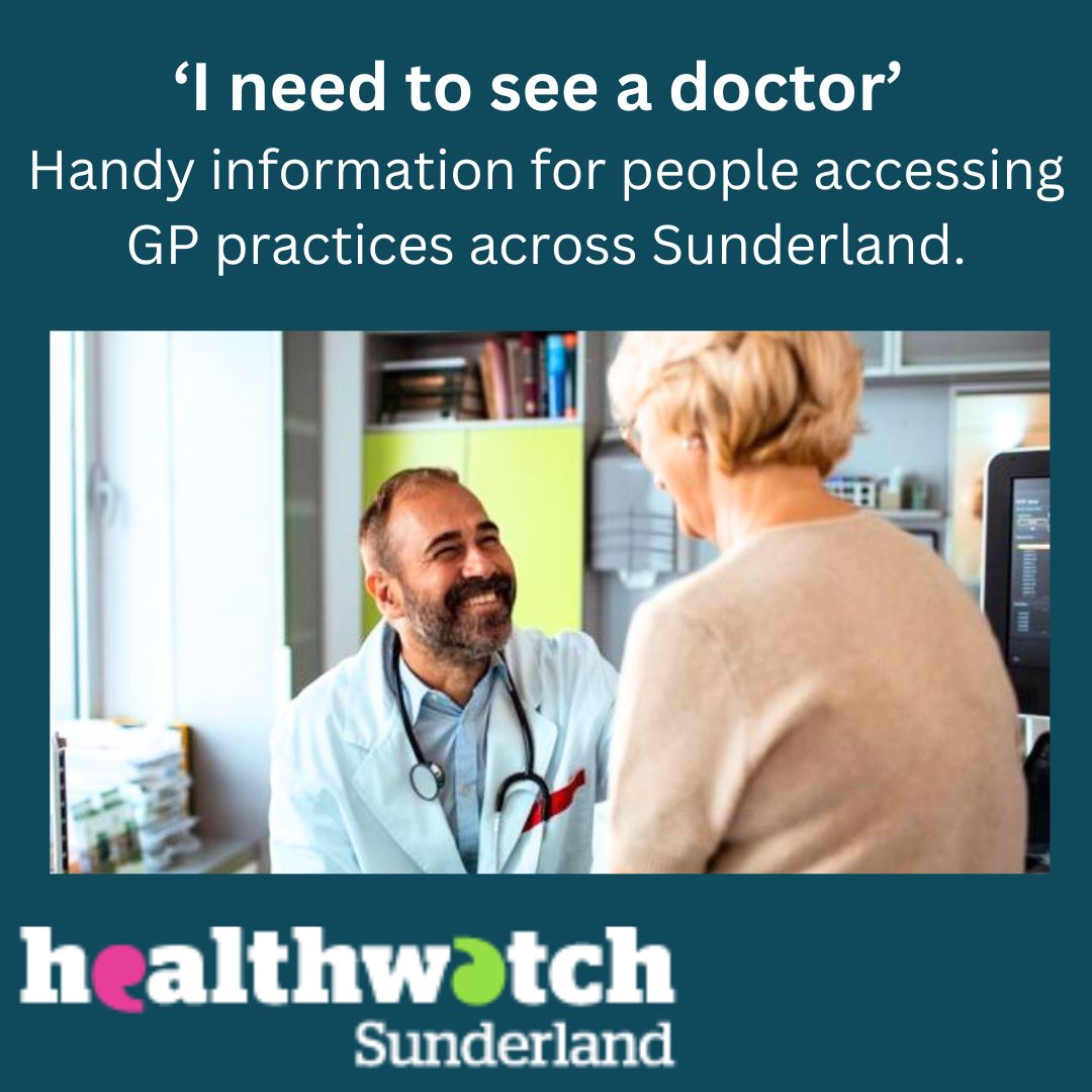 We have put together a booklet with useful information in about accessing GP practices in Sunderland. We hope you find our top tips helpful.
You can find it here; bit.ly/4gpHfAI