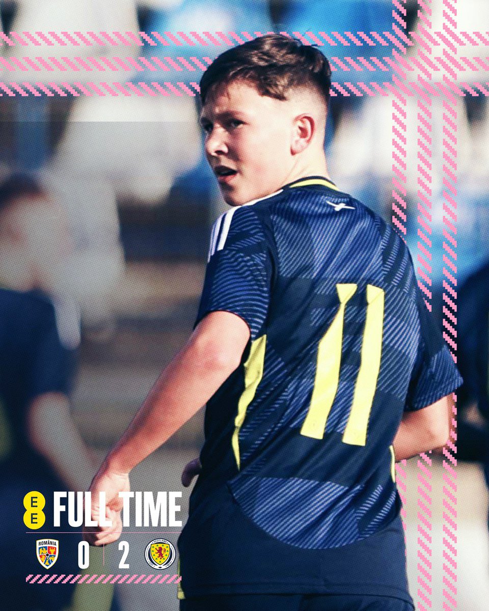 #SCO16s | FULL TIME: Romania 0-2 Scotland. 

Another victory for our Men’s Under-16s, as Aaron Thomson and Lucas Clearie bag the two goals 💪

#YoungTeam