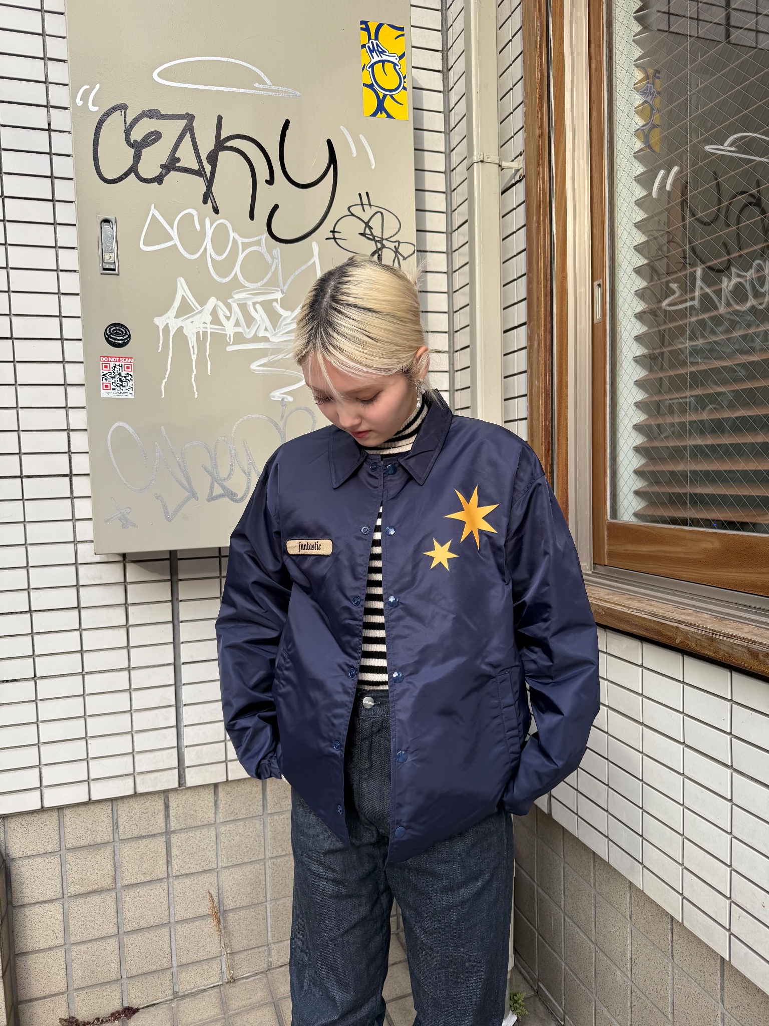 FANTASTICS buddix Printed Coach Jacket