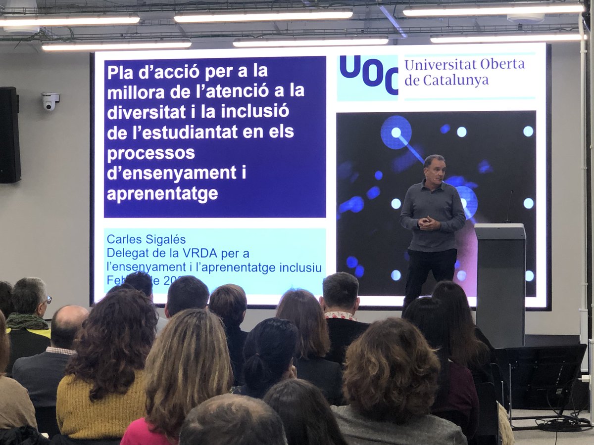 Unitat d'Igualtat (@uocigualtat) on Twitter photo En la jornada d'ahir “Diversitat i inclusió en la docència” vam poder conèixer les polítiques d'igualtat, diversitat i inclusió de la <a href="/UOCuniversitat/">UOCuniversitat</a> i el seu nou "Pla d'inclusió i atenció a la diversitat".
Vam poder escoltar bones pràctiques en la docència molt interessants En la jornada d'ahir “Diversitat i inclusió en la docència” vam poder conèixer les polítiques d'igualtat, diversitat i inclusió de la <a href="/UOCuniversitat/">UOCuniversitat</a> i el seu nou "Pla d'inclusió i atenció a la diversitat".
Vam poder escoltar bones pràctiques en la docència molt interessants