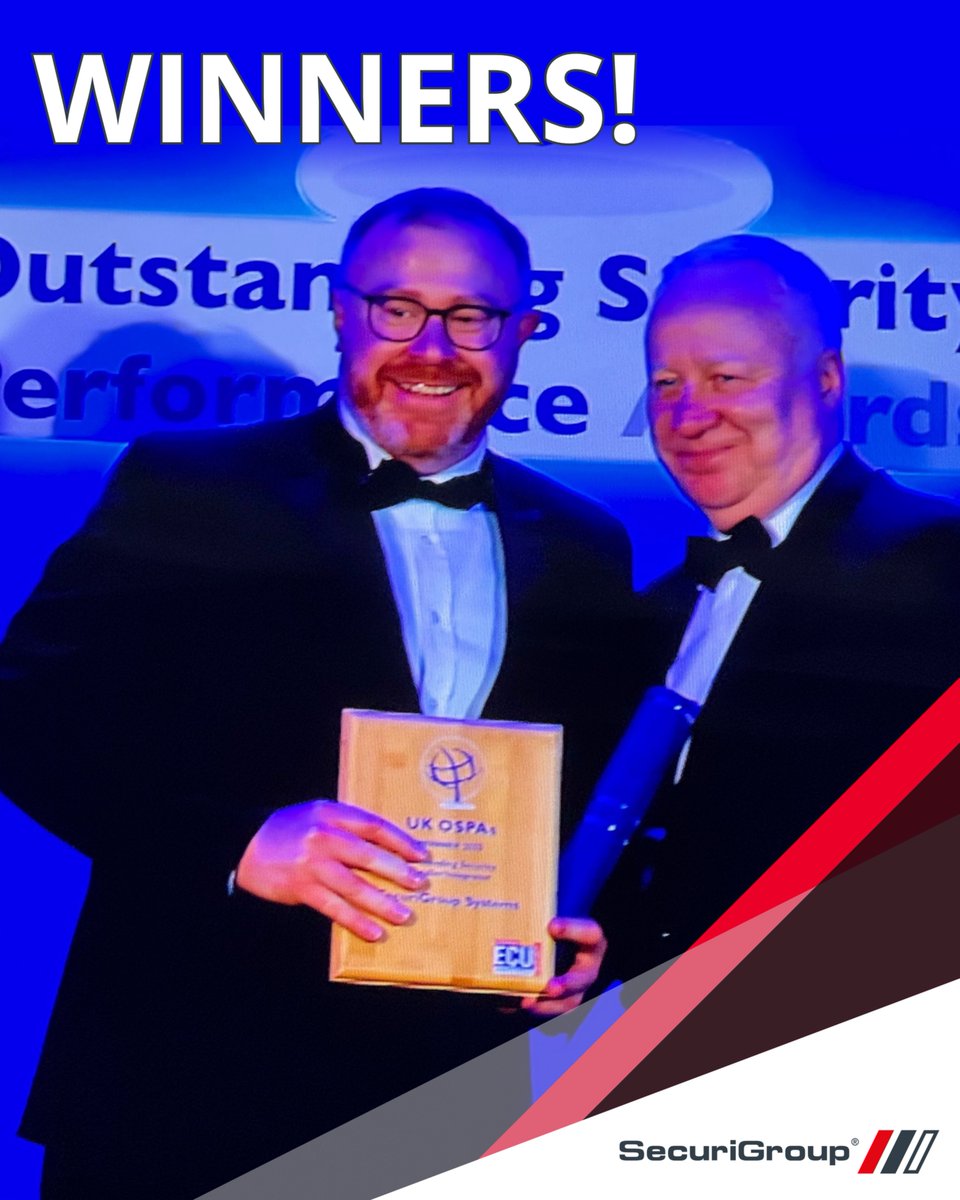 SecuriGroup (@securigroup) on Twitter photo SecuriGroup takes home the Outstanding Security Installer/Integrator Award at the 2025 OSPAs! 🏆🌟 Chief Operating Officer, David Wilson proudly collected the award, celebrating the innovation and excellence of our <a href="/SecuriGSystems/">SecuriGroup Systems</a>. SecuriGroup takes home the Outstanding Security Installer/Integrator Award at the 2025 OSPAs! 🏆🌟 Chief Operating Officer, David Wilson proudly collected the award, celebrating the innovation and excellence of our <a href="/SecuriGSystems/">SecuriGroup Systems</a>.