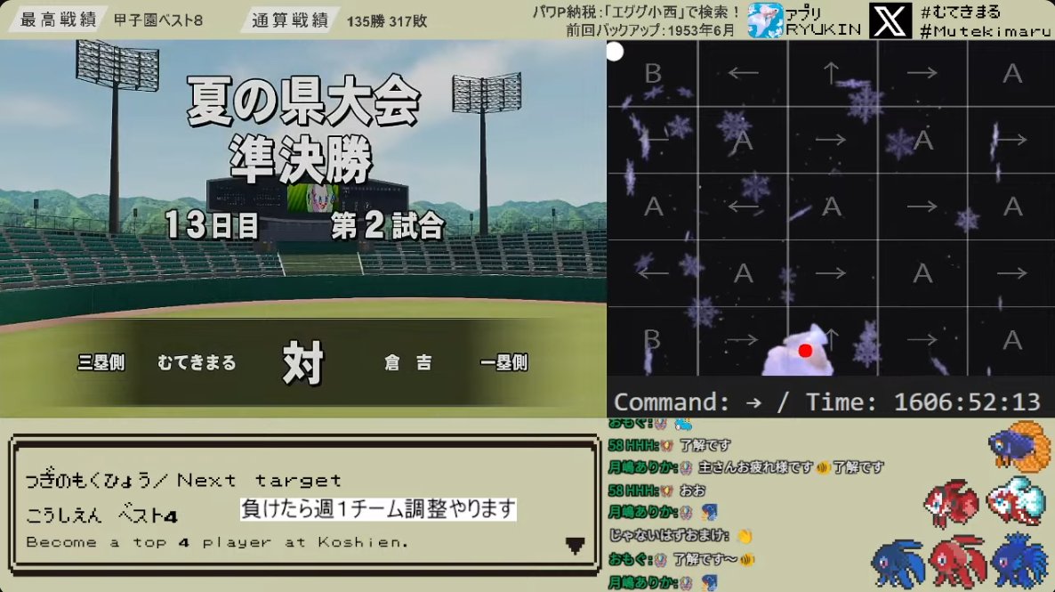 Mutekimaru_ch's tweet photo. 魚、夏の県大会 準決勝まで勝ち進む https://t.co/LfnFTS0A22