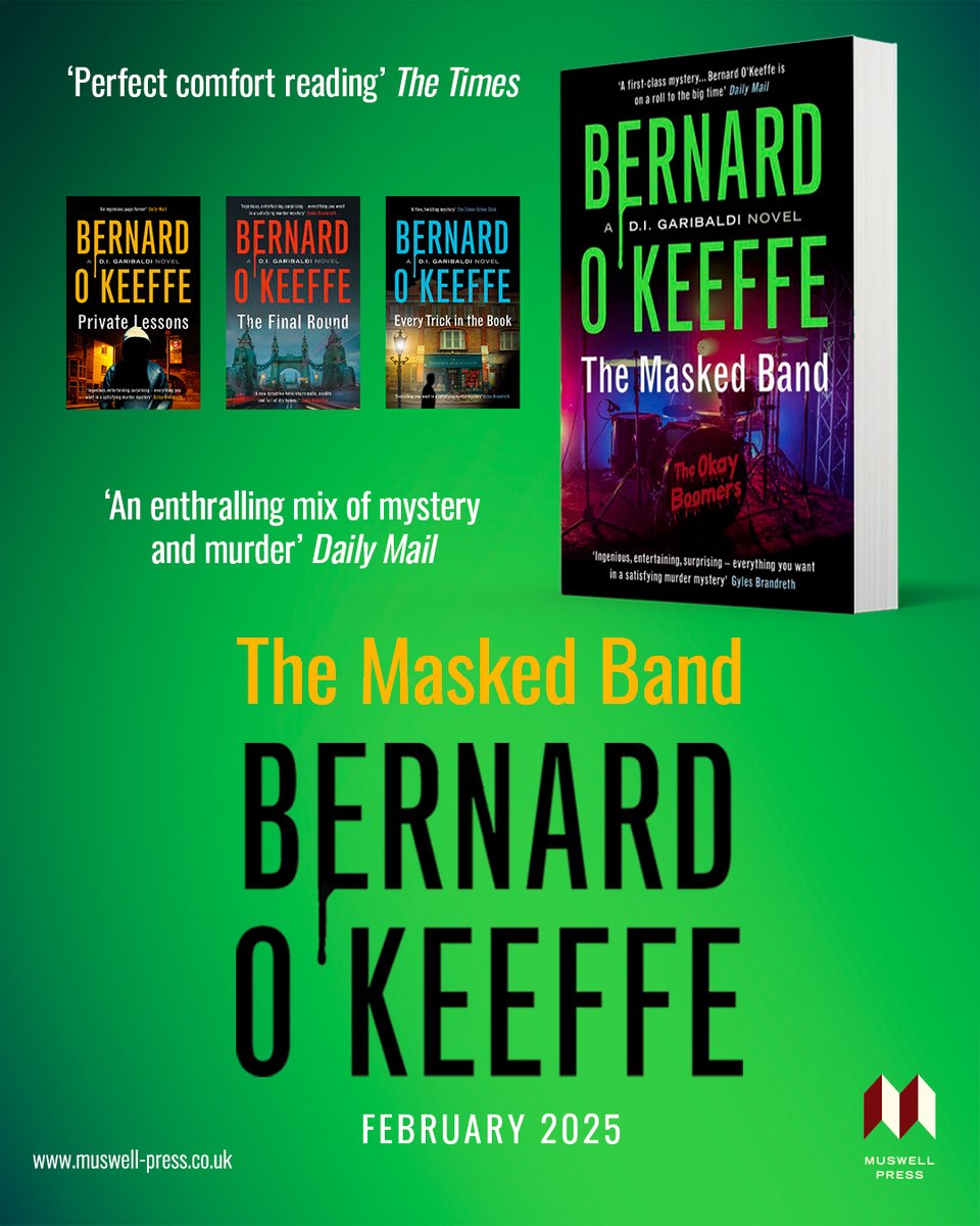 PGUK (@pguk_books) on Twitter photo A wonderful evening celebrating the publication of The Masked Band by <a href="/BernardOKeeffe1/">Bernard O'Keeffe</a>, the 4th book in the DI Garibaldi Series!
<a href="/barnesbookshop/">Barnes bookshop</a>
<a href="/MuswellPress/">Muswell Press</a> A wonderful evening celebrating the publication of The Masked Band by <a href="/BernardOKeeffe1/">Bernard O'Keeffe</a>, the 4th book in the DI Garibaldi Series!
<a href="/barnesbookshop/">Barnes bookshop</a>
<a href="/MuswellPress/">Muswell Press</a>