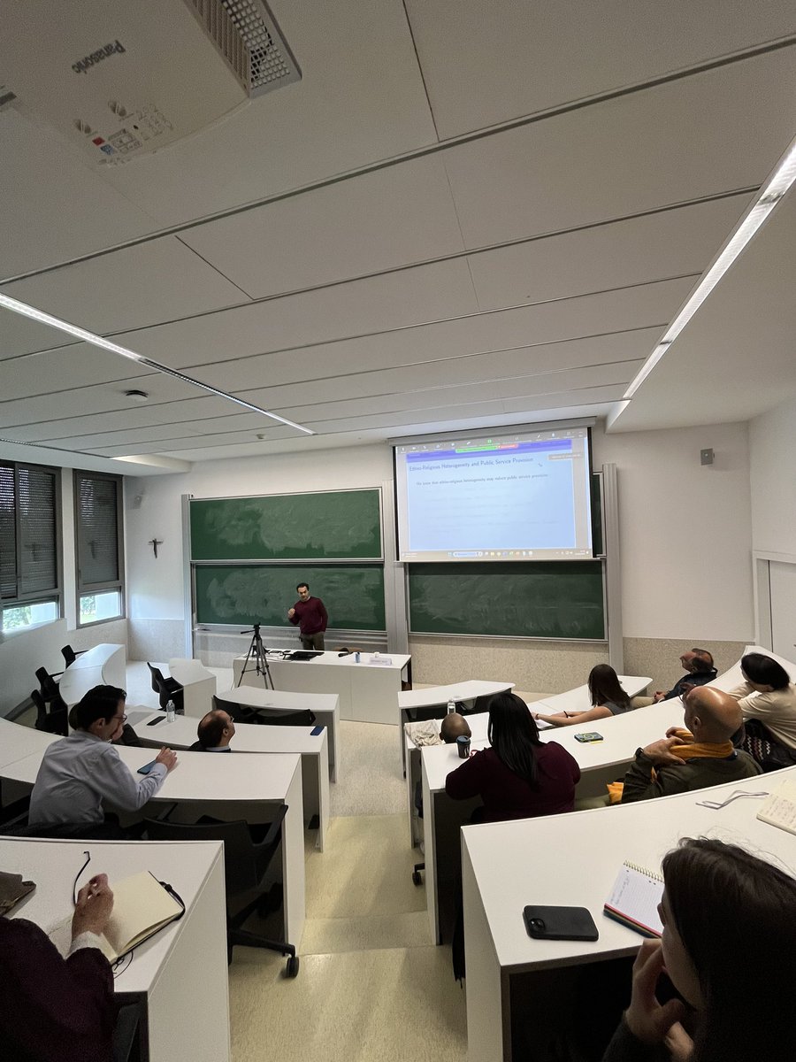 NCID (@ncid_unav) on Twitter photo Very attractive #seminar with Mohamed Saleh (<a href="/LSEnews/">LSE</a>) today:
“Religious Competition and Provision of Public Services” (with Ashrakat Elshehawy) Very attractive #seminar with Mohamed Saleh (<a href="/LSEnews/">LSE</a>) today:
“Religious Competition and Provision of Public Services” (with Ashrakat Elshehawy)