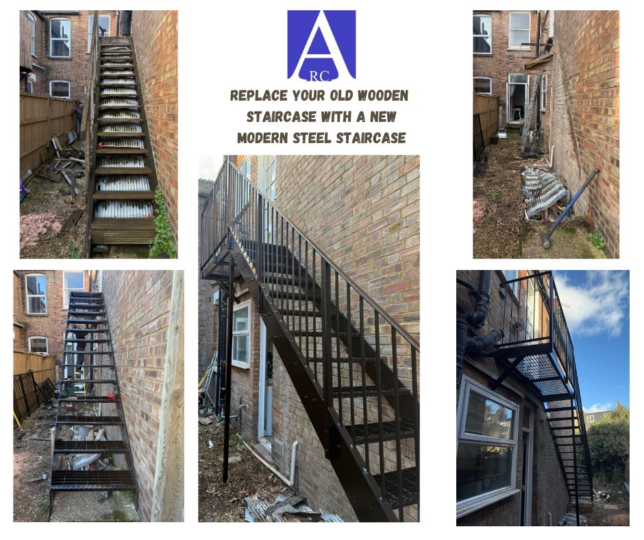 Arc Fabrications (@arcfablondon) on Twitter photo Our client in Acton needed a revamp of her external staircase. Our team removed the old wooden steps, and replaced them with a steel staircase, and platform.
Contact us today for your free quotation or visit our website:
sales@arcfabrications.com arcfabrications.com Our client in Acton needed a revamp of her external staircase. Our team removed the old wooden steps, and replaced them with a steel staircase, and platform.
Contact us today for your free quotation or visit our website:
sales@arcfabrications.com arcfabrications.com
