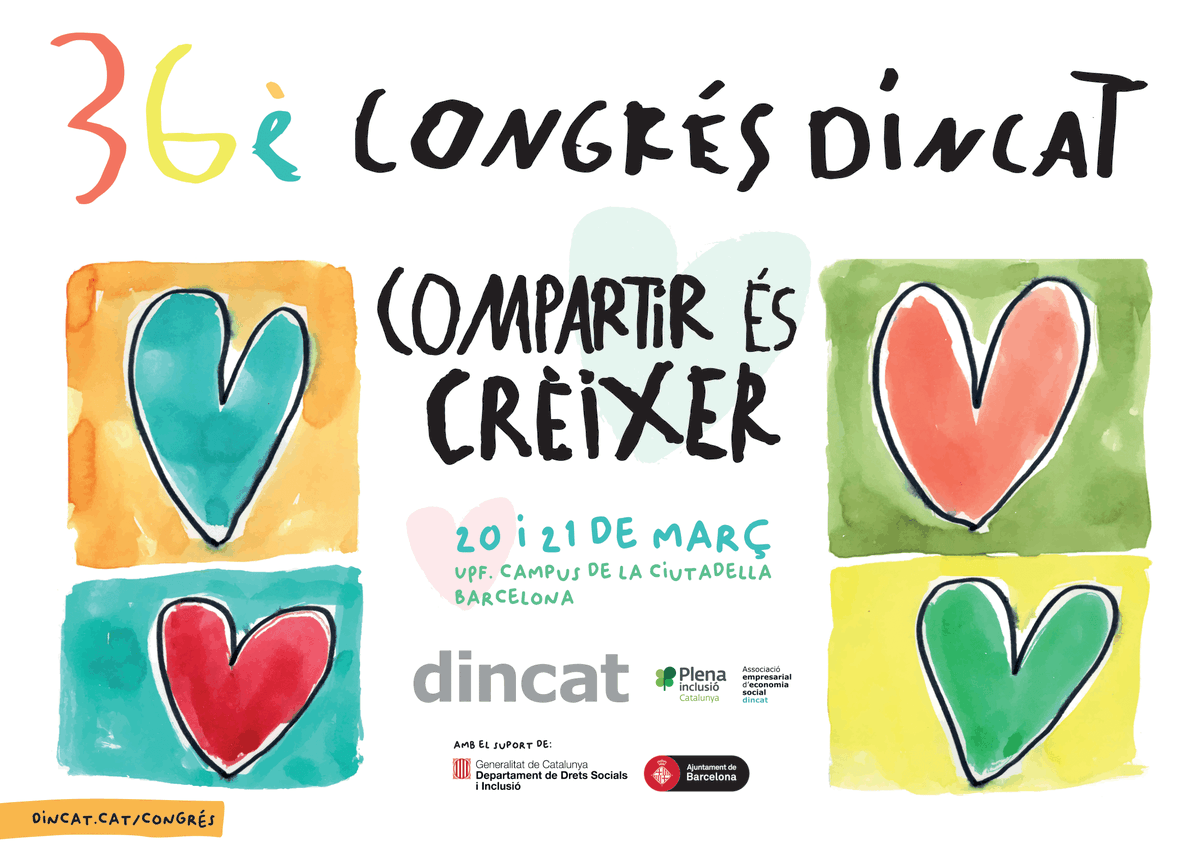 🚀 EL GRAN ESDEVENIMENT DE L’ANY JA ÉS AQUÍ! 🚀

📢 "Compartir és créixer"... i inscriure’t és avançar! Inscripcions obertes 🔹 36è Congrés de Dincat 📢

🗓 20 i 21 de març
📍 <a href="/UPFBarcelona/">UPF Barcelona</a>, Campus Ciutadella

🔗 Inscriu-t’hi ara: dincat.cat/congres