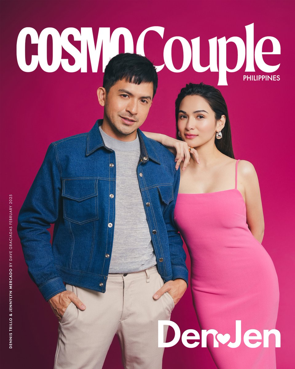 cosmo_ph's tweet photo. For Jennylyn and Dennis, it’s about the love that they share. It's the quiet kind—serene but intense. It's not perfect, they say. There were rough patches and second chances before they got to their happy ending. #DenJenForCosmoCouple #CosmoCouple #JennylynMercado #DennisTrillo https://t.co/RCcYXyCvNJ