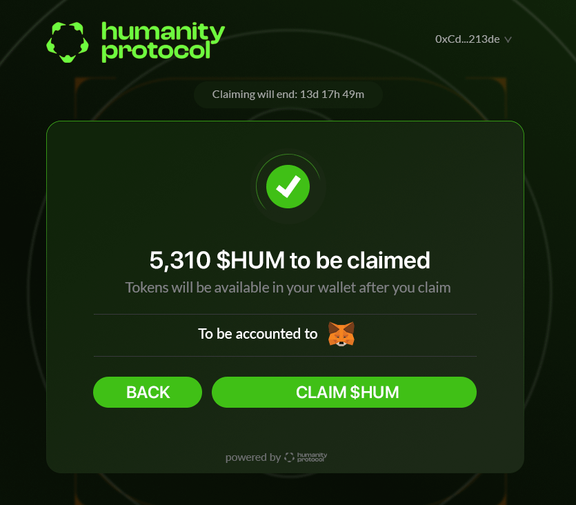 $HUM Airdrop is COMING!

Time: 13 min
Cost: FREE
Potential: $5,310+

Follow this step-by-step video guide! 👇🧵