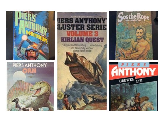 CandleMagickNL1's tweet image. Nieuw in ons assortiment: tweedehands pockets van Piers Anthony (Classic SciFi)
