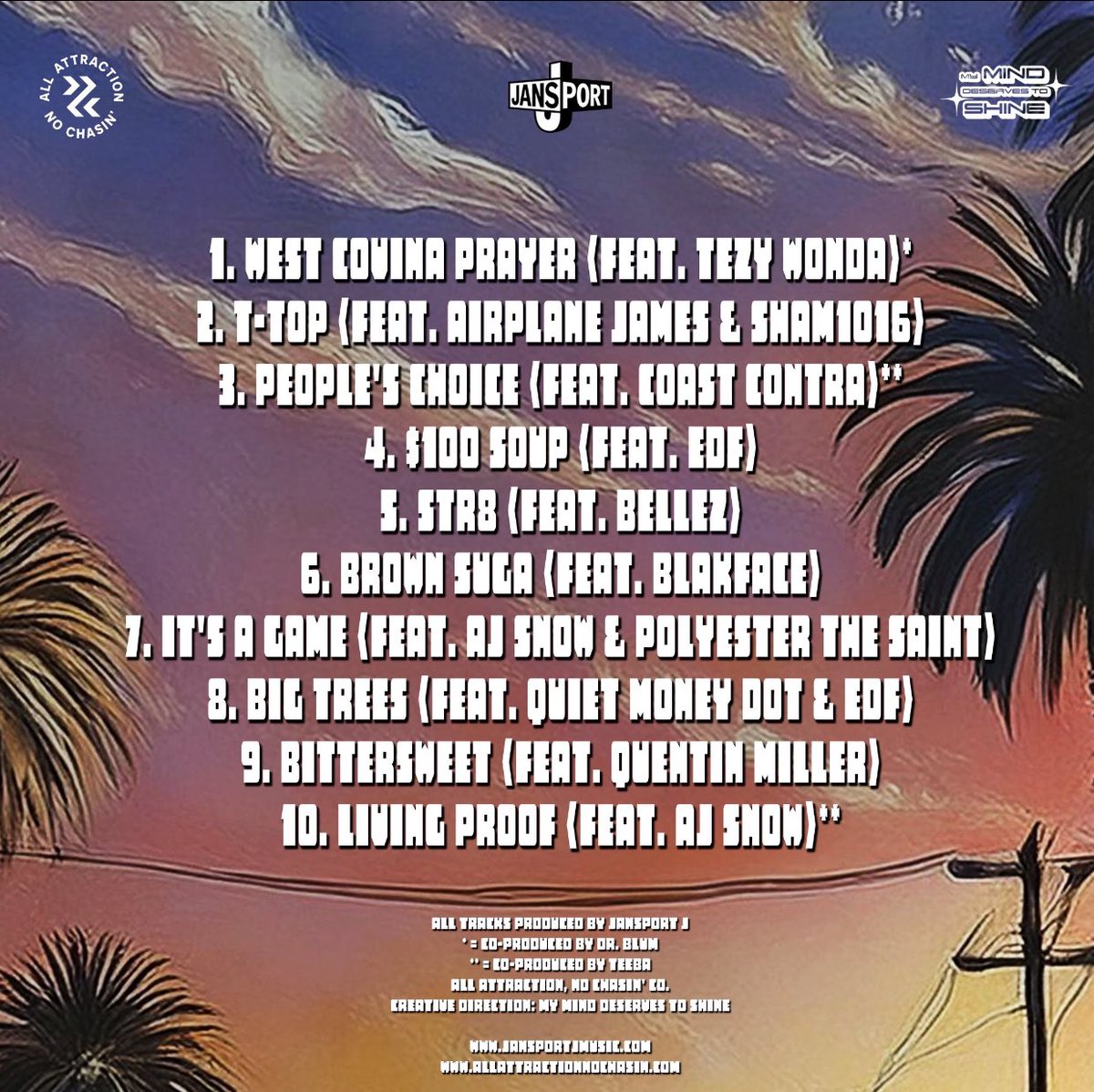 That new @JansportJ dropped today!! 
We on track 6
Make sure y’all tap in!! 🚾🎒✌🏾

music.apple.com/us/album/west-…