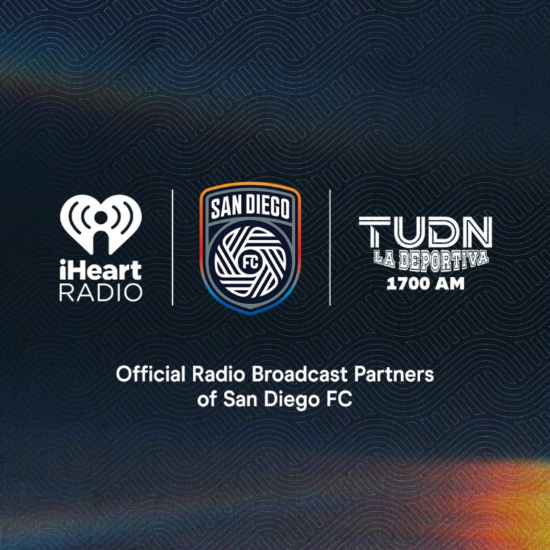 sandiegofc's tweet photo. English AND Español 📻

SDFC names iHeartMedia San Diego Sports 760 (@Sports760) as official English-language broadcast radio partner and Grupo PSN’s TUDN 1700 AM (@redespsn) as official Spanish language radio partner.