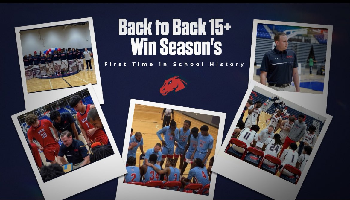 USW Men’s Basketball (@usw_mbb) on Twitter photo First time in school History, back to back 15+ win season’s!! Changing the Cultur🏀🐎
<a href="/VoightJ3/">Jamie Voight</a>
<a href="/USWAthletics/">USW Athletics</a> First time in school History, back to back 15+ win season’s!! Changing the Cultur🏀🐎
<a href="/VoightJ3/">Jamie Voight</a>
<a href="/USWAthletics/">USW Athletics</a>