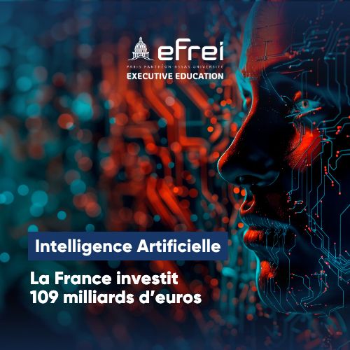 👩‍💻 L’#IA accélère ! Emmanuel Macron investit 109 milliards € pour son développement.

🔎 Efrei Executive Education vous forme à l’IA Générative avec des programmes adaptés aux managers et développeurs.

📚 Boostez vos compétences dès aujourd’hui !

🔗 exed.efrei.fr