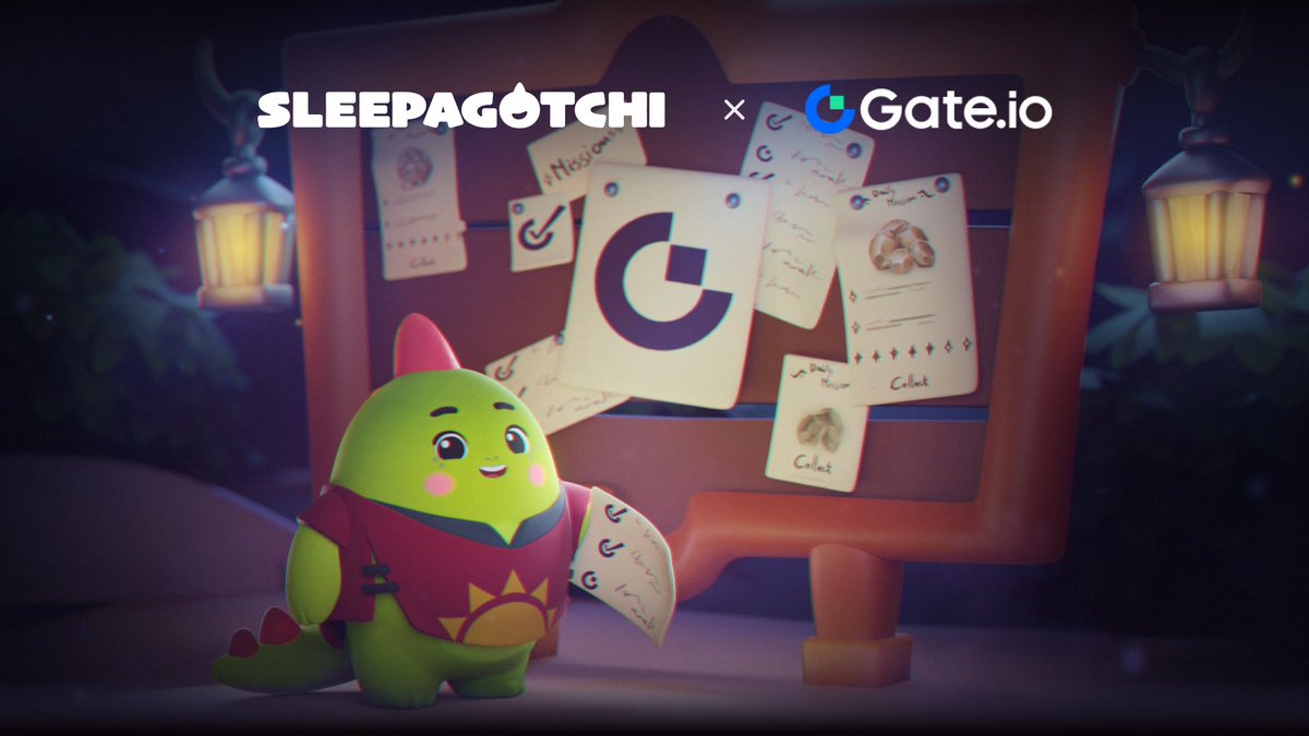 sleepagotchi's tweet photo. Daily Missions are now live in Sleepagotchi Lite!📰

Earn rewards by completing simple tasks and collecting gems! 💎
We’re also announcing our first partner tasks with @gate_io, which will reward you with a gacha pack!🎁

Complete them all!🦖 https://t.co/ykZuzGWKa5