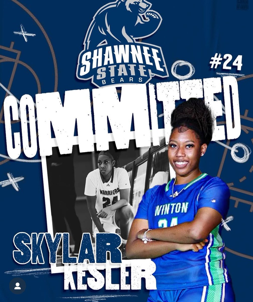 Skylar Kesler (@skylar_kesler) on Twitter photo 100% COMMITTED <a href="/SSUWBB/">Shawnee State WBB</a>
I want to thank God for guiding me through this journey and making this opportunity possible. I also want to thank my family, coaches, teammates and everyone who supported me along the way.
Go Bears 🐻 #Committed 100% COMMITTED <a href="/SSUWBB/">Shawnee State WBB</a>
I want to thank God for guiding me through this journey and making this opportunity possible. I also want to thank my family, coaches, teammates and everyone who supported me along the way.
Go Bears 🐻 #Committed