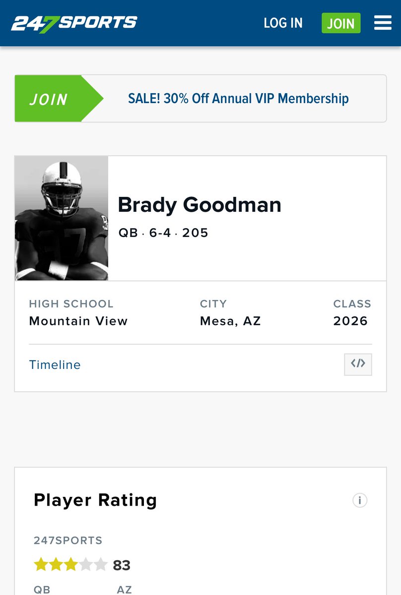 Brady Goodman (@bradygoodman_5) on Twitter photo Thankful to be ranked a 3 ⭐️! Excited to keep working! <a href="/247Sports/">247Sports</a> <a href="/247recruiting/">247Sports Recruiting</a> <a href="/BrandonHuffman/">Brandon Huffman</a> <a href="/litten_andy/">Andy Litten</a> <a href="/MVToro_Football/">Toro Nation</a> Thankful to be ranked a 3 ⭐️! Excited to keep working! <a href="/247Sports/">247Sports</a> <a href="/247recruiting/">247Sports Recruiting</a> <a href="/BrandonHuffman/">Brandon Huffman</a> <a href="/litten_andy/">Andy Litten</a> <a href="/MVToro_Football/">Toro Nation</a>