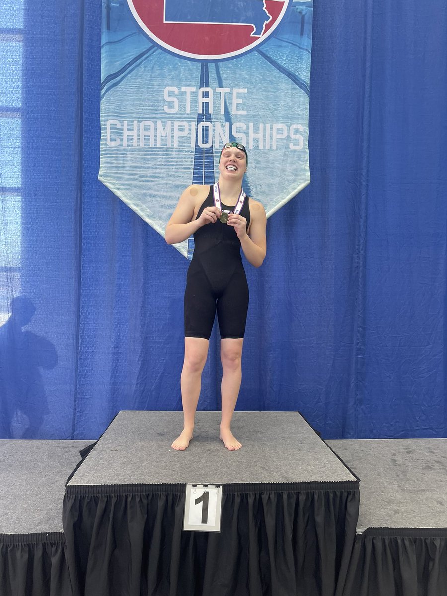Staley’s Reagan Graybill brought down the house with a first place STATE CHAMPION finish in the IM! Big congratulations to Reagan! Way to represent North Kansas City schools!

2025 MSHSAA Girls State Class 2

<a href="/StoaktownGirls/">Stoaktown Swim & Dive</a> <a href="/SHSFalcons/">Staley High School</a>