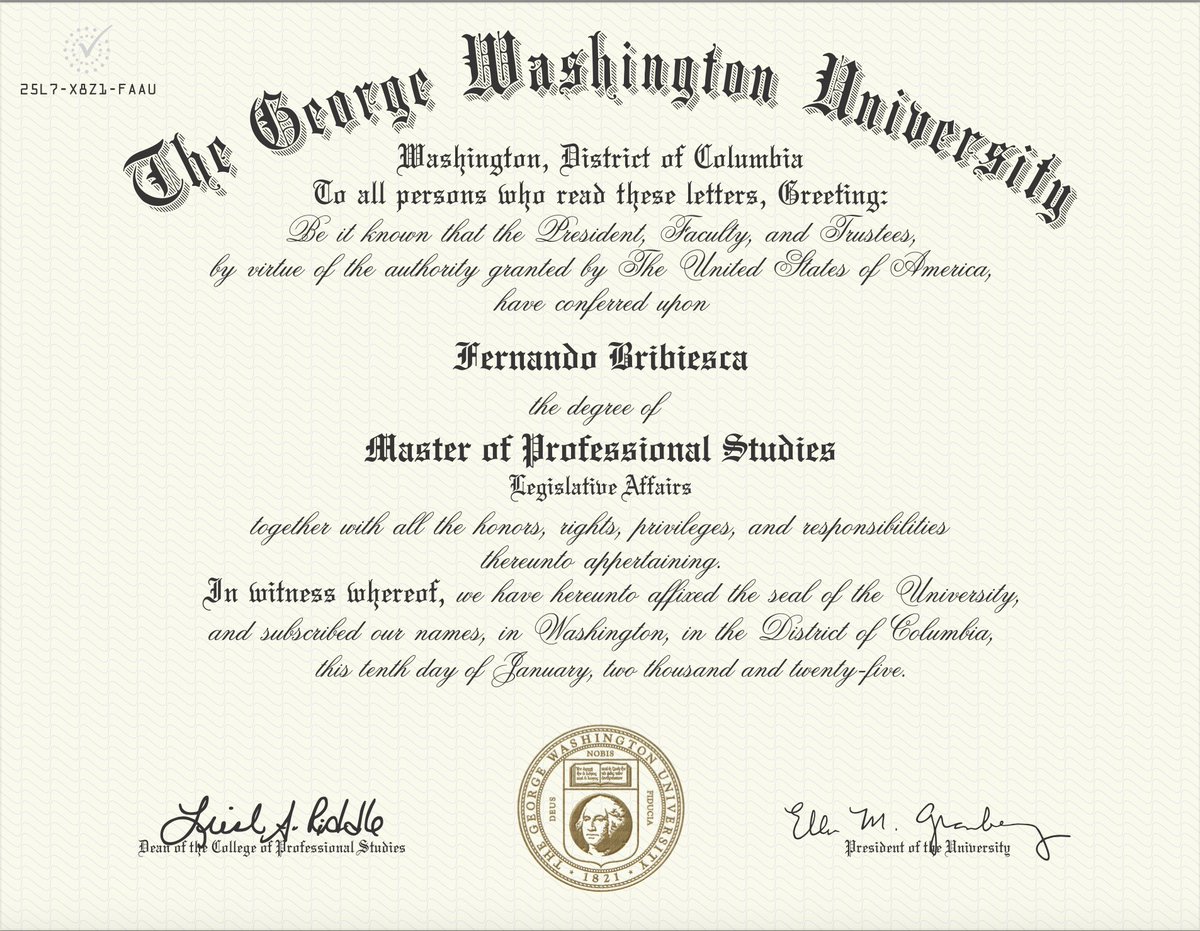 Goal achieved! 🎓 Proud to share my second master's degree—this one is for my family. Thank you for your trust, support, and for standing by me through the time and dedication this journey required. Above all, thank God for giving me strength and guidance every step of the way.