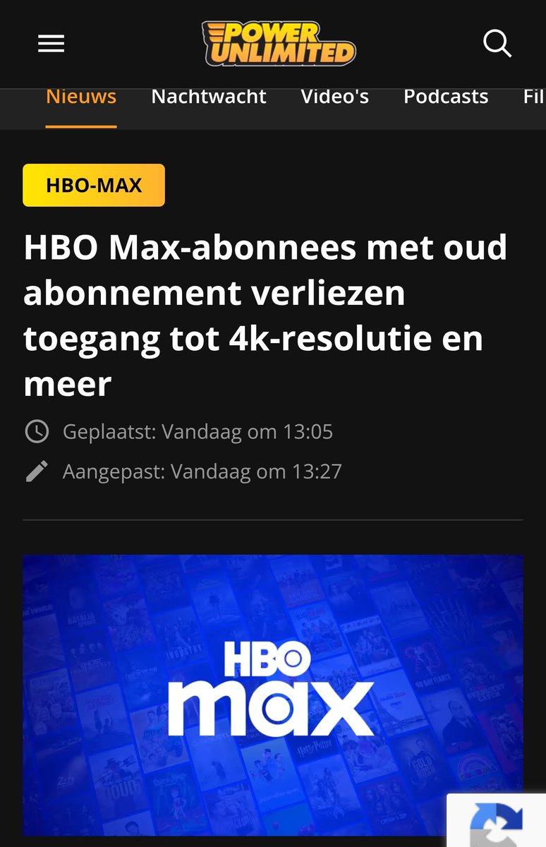 Sharkf0rce's tweet photo. @hbomaxnl is dit waar? Gaat het alsnog gebeuren? https://t.co/Nboa4g8FVr