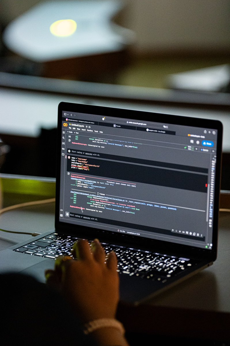Intro to Python workshop 🐍
During this workshop IS &amp; CPE students learned the basics of Python programming

Special thanks to <a href="/IscKu/">ClickIT Club</a> for hosting the workshop 
________
Captured by Huwaij’s lens 📸