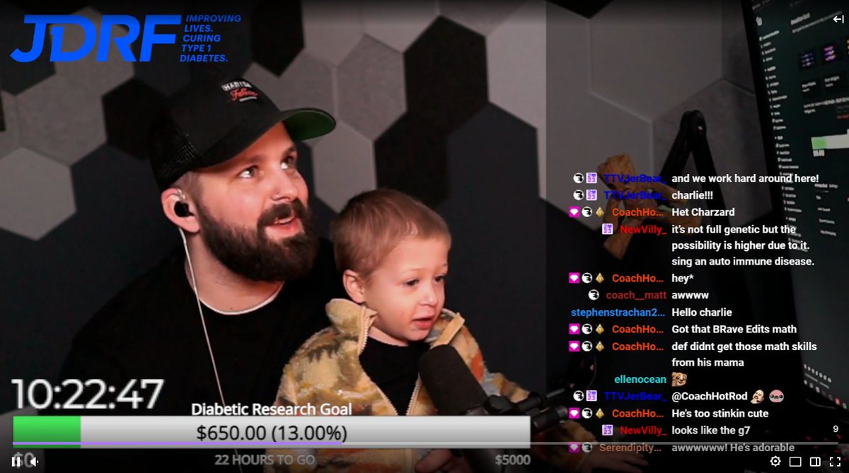 BraveBuilds's tweet image. ITS TIME!!!

I almost LOST my son at 1years old to T1D and now we are fighting for a cure! Come join the fight!

🟣twitch.tv/bravebuilds

(pic from last years Raid for Research #ForCharley) @BT1D_Play