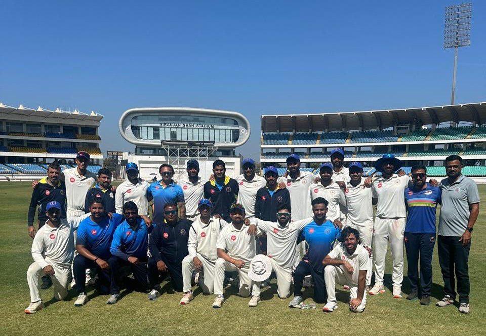 parthiv patel (@parthiv9) on Twitter photo Tough loss in the #RanjiTrophy semis, but proud of this Gujarat squad. Heads up, keep pushing— growth never stops.
Special shoutout to Chintan Gaja for leading us brilliantly all season. Onto the next challenge! <a href="/GCAMotera/">Gujarat Cricket Association (Official)</a> Tough loss in the #RanjiTrophy semis, but proud of this Gujarat squad. Heads up, keep pushing— growth never stops.
Special shoutout to Chintan Gaja for leading us brilliantly all season. Onto the next challenge! <a href="/GCAMotera/">Gujarat Cricket Association (Official)</a>