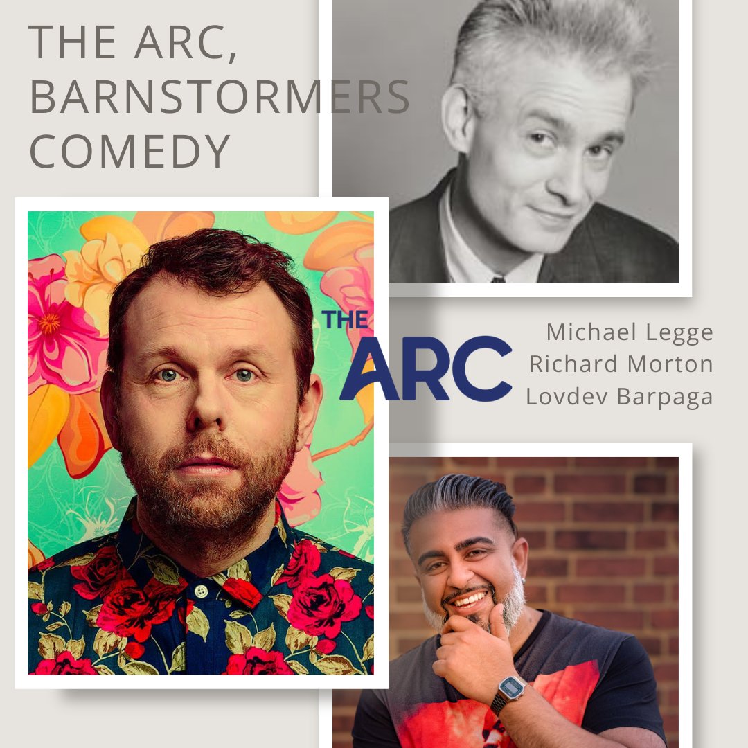 Tonight I'm at @arcwinch in Winchester for Barnstormers Comedy Club on with

Kevin Precious
Michael Legge
Richard Morton