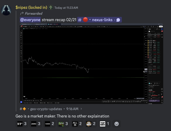 tradergeo_yt's tweet photo. How much money would this information have been worth a couple hours ago?

Well, #TheNexus knew from our livestream this morning

🌳 https://t.co/CvM6sz52Xc