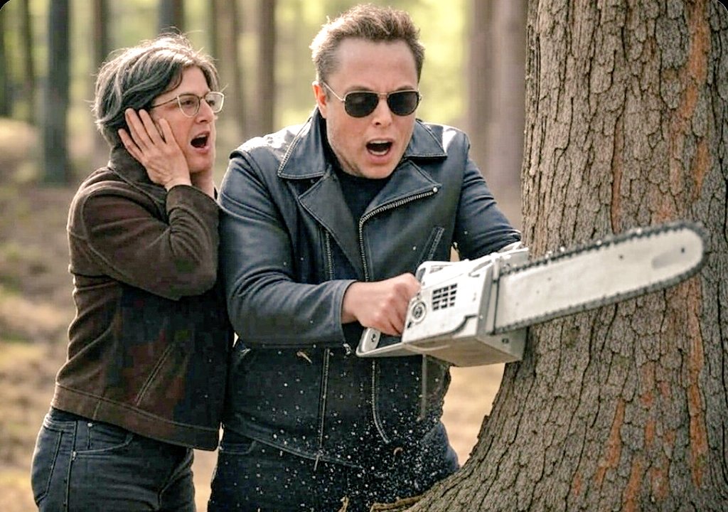 dictavenir's tweet image. 🪵🇫🇷 FLASH - Sandrine Rousseau propose d'interdire les tronçonneuses en Europe.