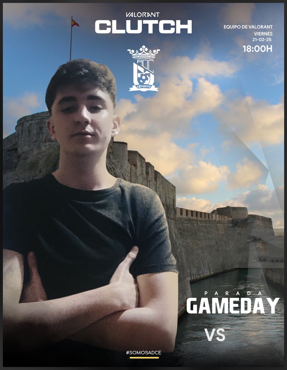 #GAMEDAY ⚔ 21/02/2025

Hoy los niños juegan la parada Play Córdoba Generation CUP 🏆 !!
🆚<a href="/5GyeSports/">5GY eSports</a>
⏰18:00h

A darlo todo chicos !!

#SomosADCE
<a href="/ADCeuta_FC/">AD CEUTA FC</a> 
<a href="/ADCeutaEsports/">ADCeuta Esports</a>