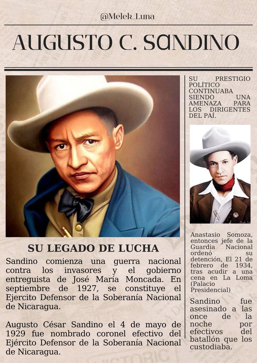 โ๐
๐
๐
๐
๐
๐
๐
ค๐
๐
แ๐ณ๐ฎ (@melek_luna) on Twitter photo General Sandino tu lucha por la libertad, la soberanรญa y la justicia siguen hoy mรกs vigentes que nunca.
#SandinoLuzyVerdad
#UnidosEnVictorias
<a href="/Rcisneros1979/">SOY REVOLUCION๐ณ๐ฎ</a>
<a href="/Stephanne_H/">StephanneH๐ผ</a> General Sandino tu lucha por la libertad, la soberanรญa y la justicia siguen hoy mรกs vigentes que nunca.
#SandinoLuzyVerdad
#UnidosEnVictorias
<a href="/Rcisneros1979/">SOY REVOLUCION๐ณ๐ฎ</a>
<a href="/Stephanne_H/">StephanneH๐ผ</a>