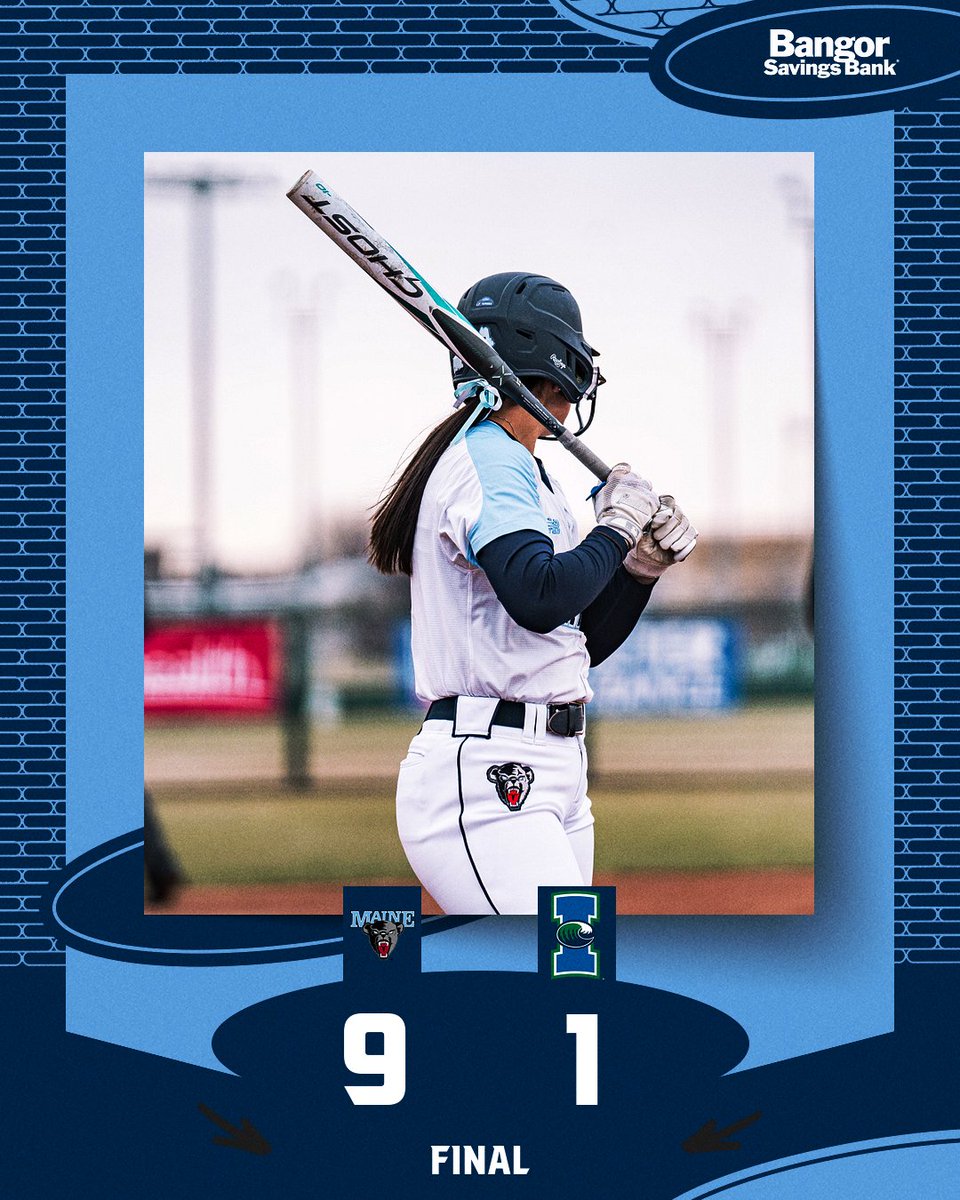 FINAL!!  

Seven Black Bears with hits✅
Madison Simmerman with her first career W ✅

#BlackBearNation // #AESB