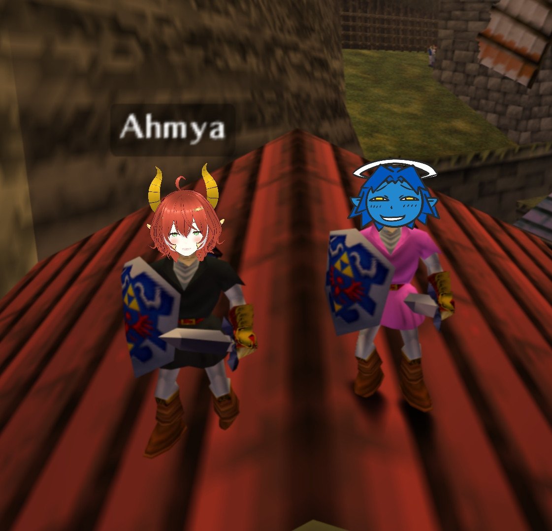 AhmyaAurionVT's tweet image. So for #Zelda39th me and @technochancer are going to do a co-op Ocarina of Time Randomizer! Come join us on the frustrations of teamwork and randomness! Will tweet once we're live!

(Stole image from chance lol get rekt)