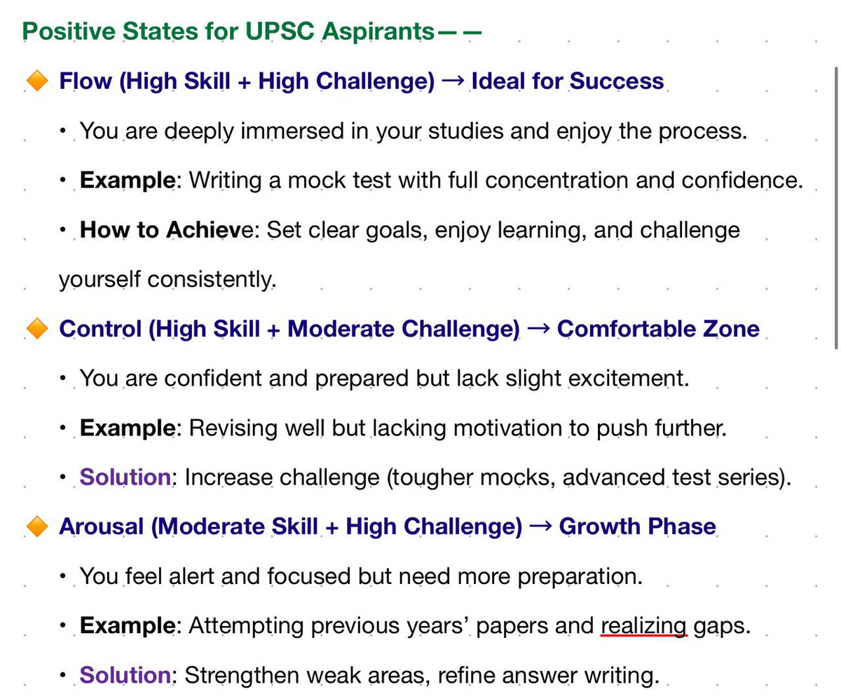 yogiiitr's tweet image. The Flow Model, Mindset, Life, and the UPSC Exam
#UPSC2025 #UPSCFlow #CrackUPSC #UPSCMotivation #UPSCMindset #UPSCSuccess #UPSCJourney #IAS #upscprelims2025