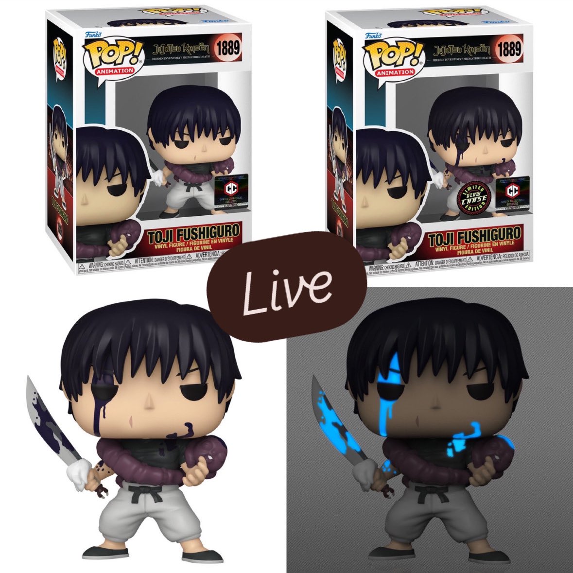 FunkoPOPsNews's tweet photo. Now live! Chalice exclusive Toji Fushiguro with Chase Funko POP! Good luck!
   Linky ~ https://t.co/ARQut7dNIK
#JJK #JujutsuKaisen #TojiFushiguro #FPN #FunkoPOPNews #Funko #FunkoPOP https://t.co/fempBxwFMm