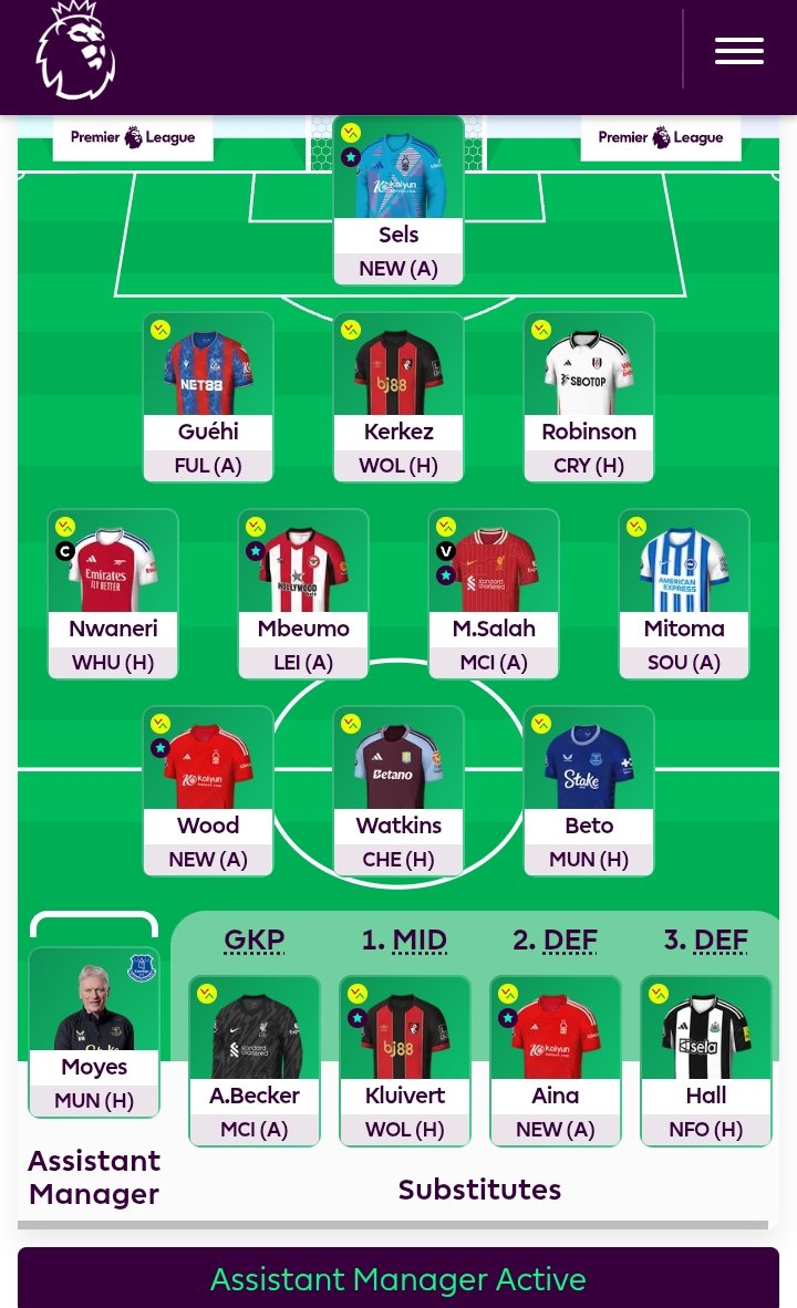 Thatynik's tweet photo. @FPL_Armin Where do I fit Kluivert? https://t.co/0hz7dprtn2