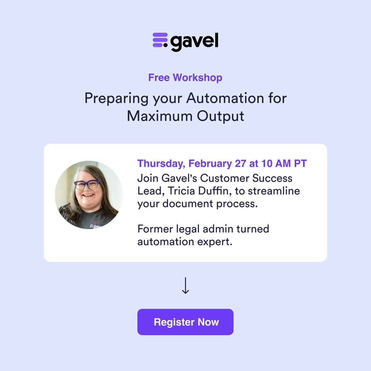 Gavel_io's tweet image. Automation is a must for your firm—but are you getting results? Join our FREE workshop on preparing your documents for maximum output!

🗓️ Register now: lu.ma/jvph5rsb

Don&apos;t miss it—save your seat today!

#LawFirmAutomation #LegalWorkflow