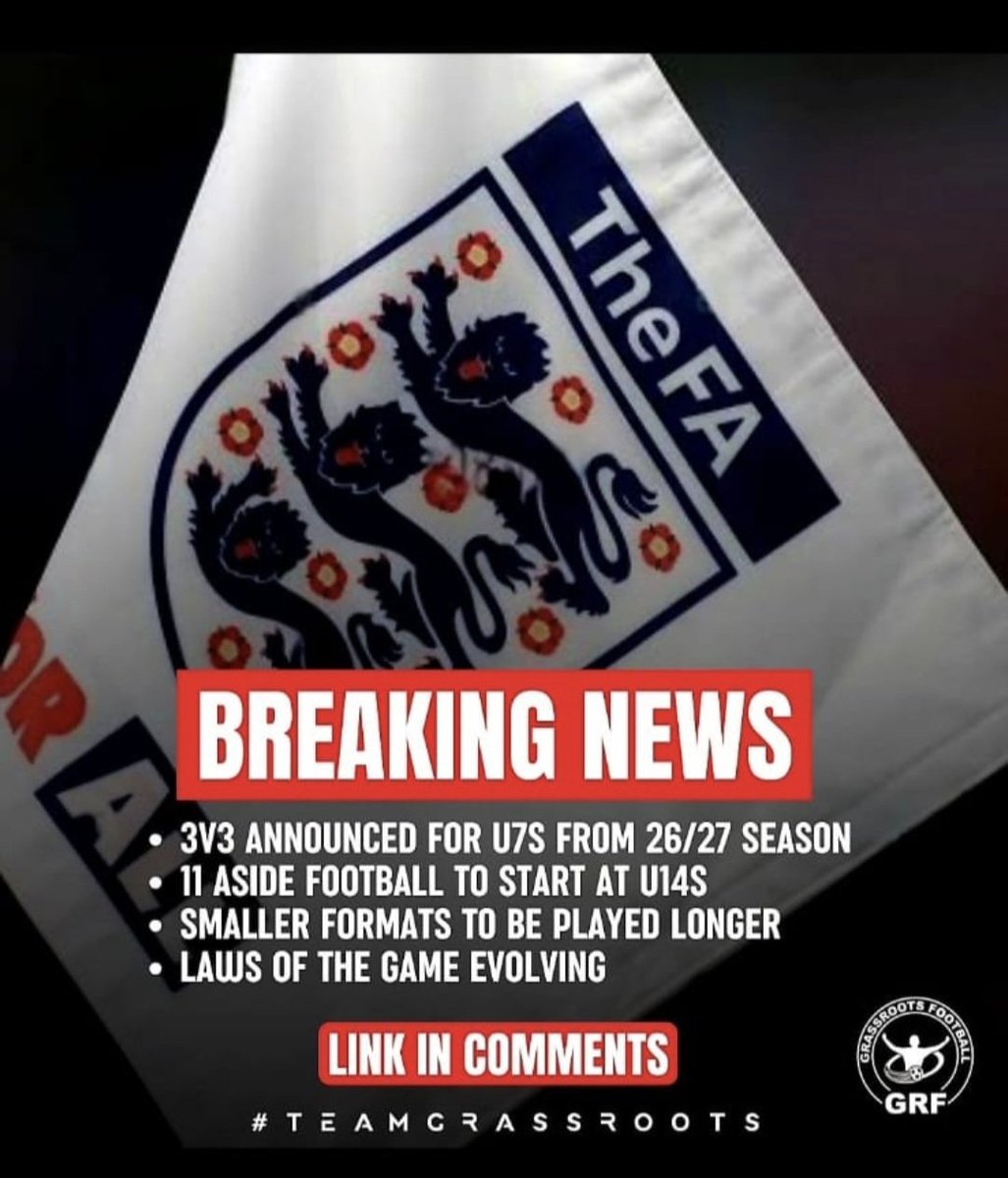 Can't help but think that just like everyone else i.e 
The government  council's water companies 
Energy companies absolutely everything we have to pay for 
The f.a now want there slice talk about having your pants pulled down
More coaches More teams More reffs more pitches