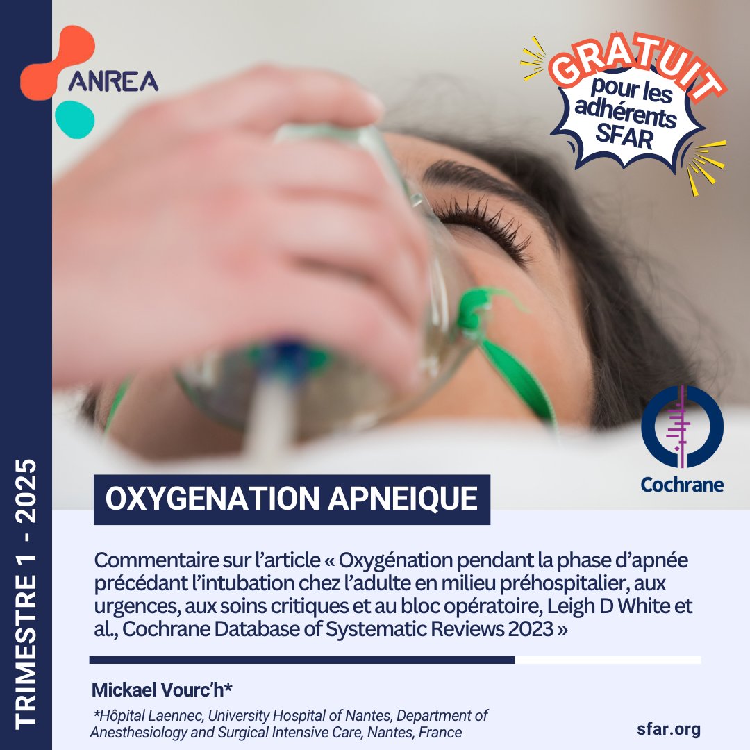 🚨 Nouvel article en ligne dans la revue ANREA ➡️ em-consulte.com/article/171666…

🔓 Accès membre SFAR ➡️ sfar.org/espace-profess…

<a href="/CochraneFrance/">Cochrane France</a> <a href="/cochranecollab/">Cochrane</a> <a href="/AJARFrance/">AJAR France 🇫🇷</a> <a href="/SNJeunesAR/">Syndicat National des Jeunes Anesth-Réa</a> <a href="/SNPHARE/">SNPHARE</a> <a href="/SyndicatSnarf/">SNARF</a> <a href="/contactfnir/">Fédération Nationale des Infirmiers de Réanimation</a> <a href="/jeunesMIR/">ANJMIR</a> <a href="/SNIA75/">SNIA : Syndicat Nal des #IADE</a> <a href="/cnear_fr/">CNEAR Anesthésie Réanimation</a> <a href="/VourcM/">VOURC’H Mickael</a>