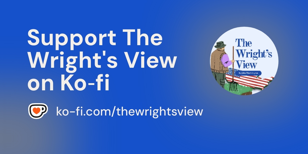 Wrights_View's tweet photo. Please consider a donation to help keep The Wright's View on Substack, doing what we do. Every little bit helps. Thank you!
https://t.co/cxhzUqd9Sf https://t.co/xatKT6jfeG