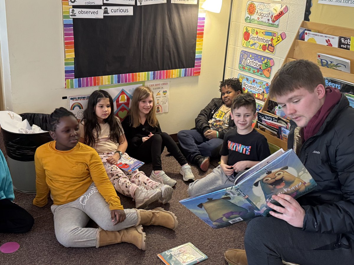 Mrs. Kahlhamer’s class had so much fun with these Central High School Boys Basketball Players! One of these boys is a former Lake Agassiz Mustang… how cool is that? 
Big thank you to Coach Carlson and these high school boys… great role models for our LA kiddos! <a href="/GFC_Activities/">GFC Activities</a>