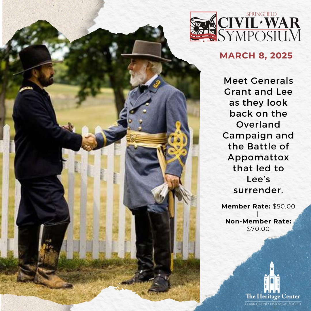 Have you gotten your tickets yet for our March 8 Civil War Symposium? mailchi.mp/edcabac514f2/c…