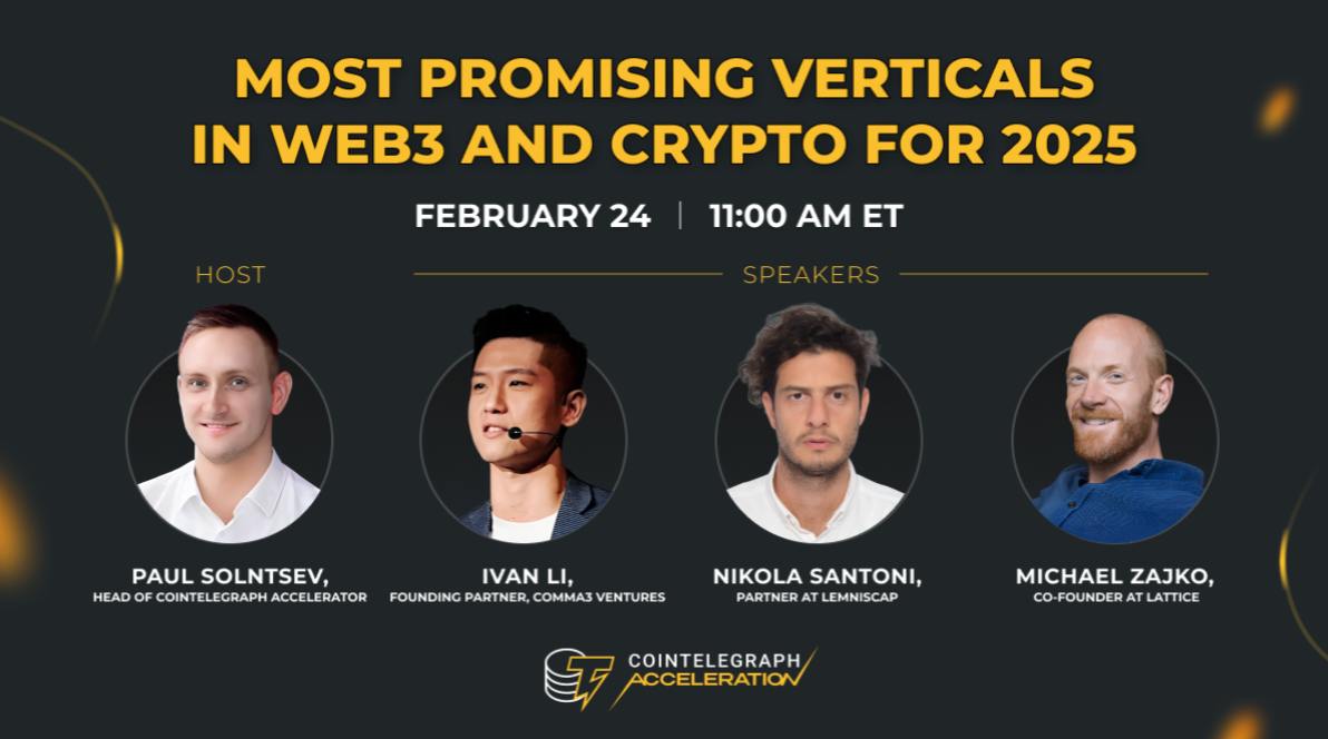 Cointelegraph Accelerator tweet media