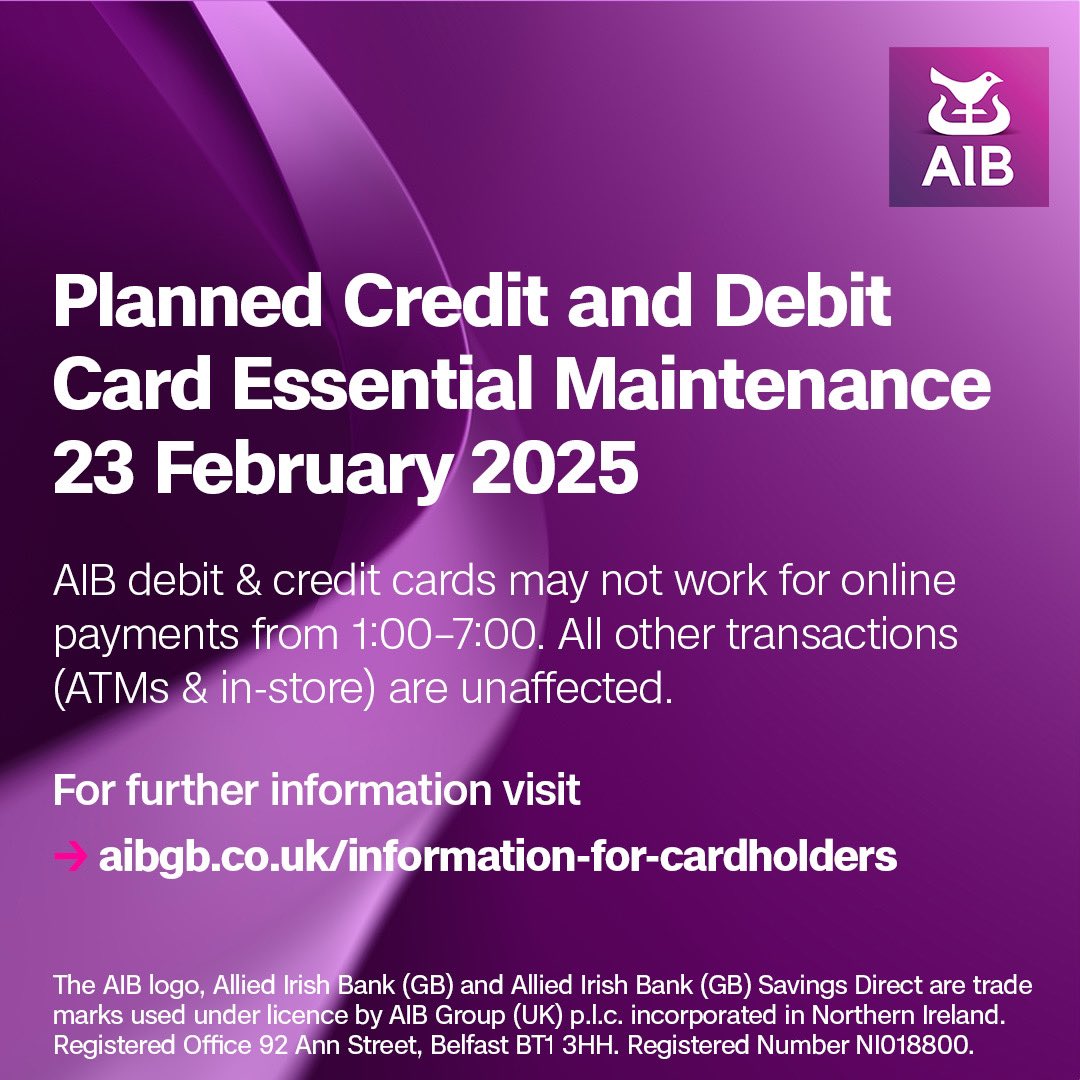 If you have a question, you can contact us between 8:00 to 18:00, Monday to Sunday on (028) 9033 0099 for debit cards, or (028) 9023 6644 for credit cards.