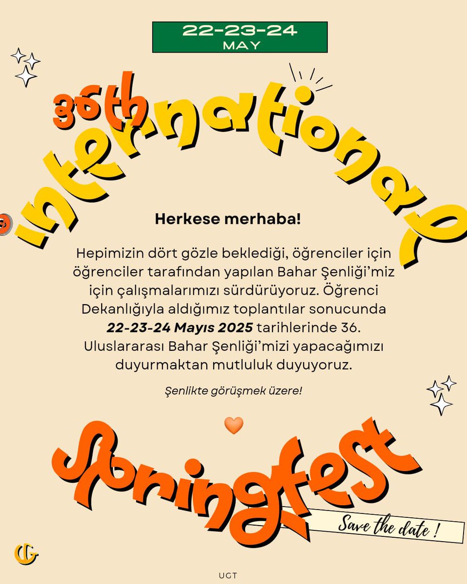 36. Uluslararası Bahar Şenliğinde görüşmek üzere! 🧡 #şenlik25