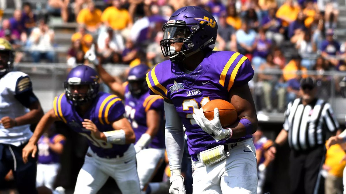 Daniel Schaller (@dan_sxb_18) on Twitter photo Extremely Blessed to have received an Offer from the Alfred University 🟣🟡 <a href="/Coach_Rankl/">Bob Rankl</a> <a href="/MaccusD/">Maccus Dinsmore</a> <a href="/Coach_Ander5on/">Coach Anderson</a> <a href="/martin_manson3/">Martin Manson Jr.</a>
<a href="/JoshAlaeze/">Coach Josh Alaeze</a> Extremely Blessed to have received an Offer from the Alfred University 🟣🟡 <a href="/Coach_Rankl/">Bob Rankl</a> <a href="/MaccusD/">Maccus Dinsmore</a> <a href="/Coach_Ander5on/">Coach Anderson</a> <a href="/martin_manson3/">Martin Manson Jr.</a>
<a href="/JoshAlaeze/">Coach Josh Alaeze</a>
