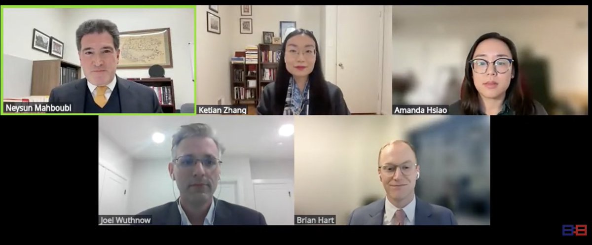 Penn Project on the Future of U.S.-China Relations (@pennuschina) on Twitter photo Dangerous times call for sharp thinking: here's the video of the outstanding webinar discussion last night featuring our second fellowship cohort’s National Security team (<a href="/BrianTHart/">Brian Hart</a>, <a href="/amanda_hsiao/">Amanda Hsiao 萧嫣然</a>, <a href="/VivianChang36/">Ketian Vivian Zhang</a>), expertly moderated by <a href="/jwuthnow/">Joel Wuthnow</a>: youtube.com/watch?v=B8ElaU… Dangerous times call for sharp thinking: here's the video of the outstanding webinar discussion last night featuring our second fellowship cohort’s National Security team (<a href="/BrianTHart/">Brian Hart</a>, <a href="/amanda_hsiao/">Amanda Hsiao 萧嫣然</a>, <a href="/VivianChang36/">Ketian Vivian Zhang</a>), expertly moderated by <a href="/jwuthnow/">Joel Wuthnow</a>: youtube.com/watch?v=B8ElaU…