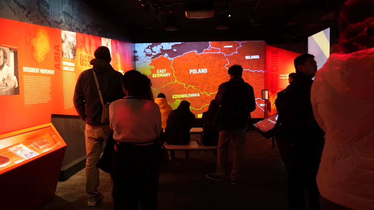 VoCommunism's tweet photo. Honored to host students from @theIWP for a tour of the Victims of Communism Museum. https://t.co/faqZuREJv1